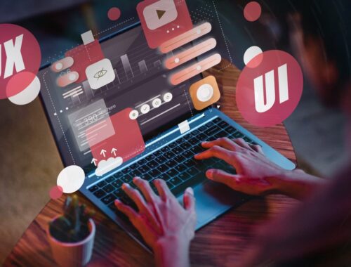 ui ux representations with laptop Medium