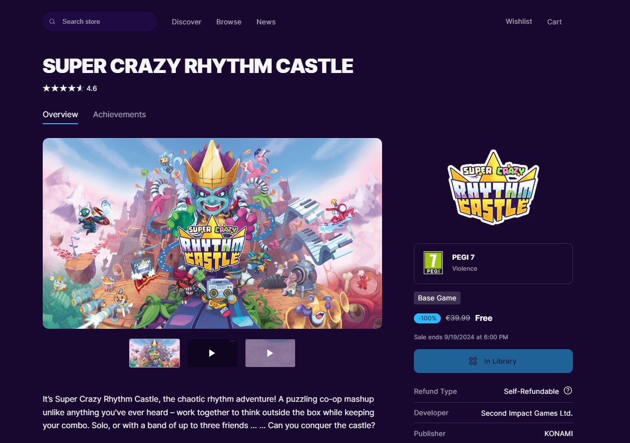 Super Crazy Rhythm Castle