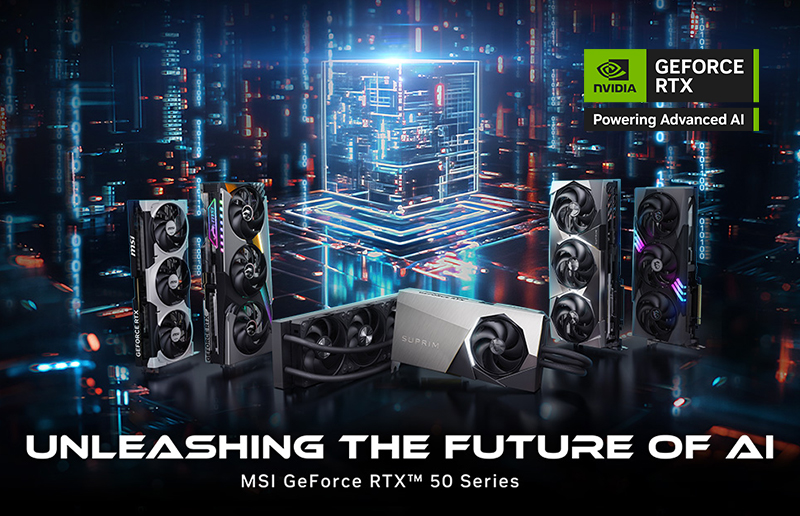 MSI GeForce RTX 50 Series Lineup Overview