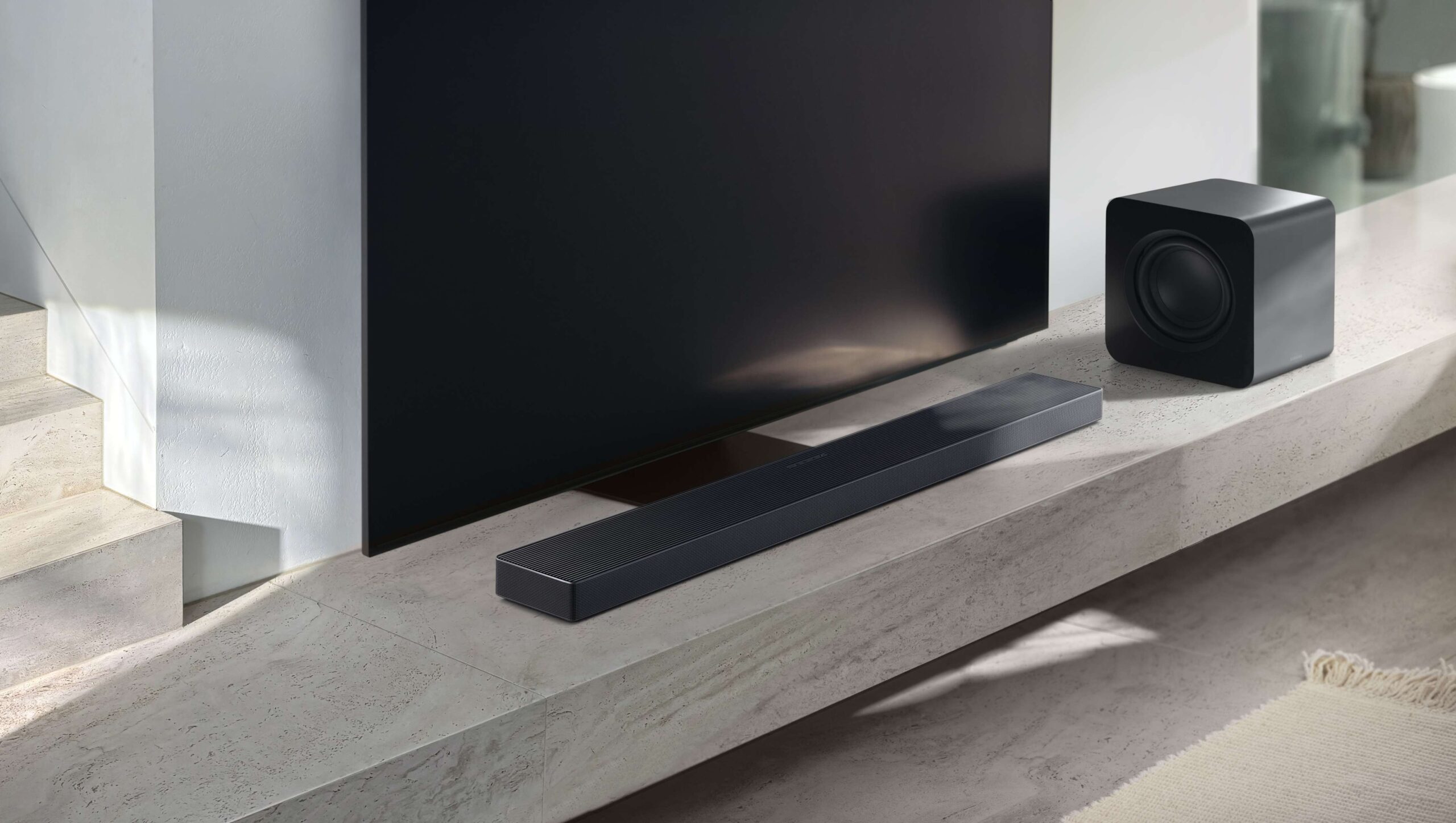 samsung tvs and displays ces 2025 soundbar hw q990f hw qs700f dl3 scaled