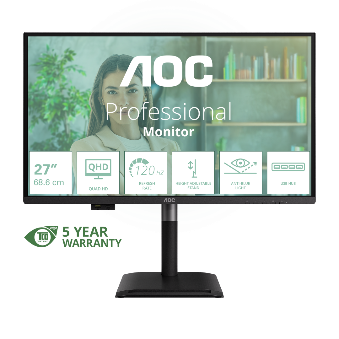 AOC Professional P4 series: Νέες Οθόνες 120 Hz με αναδυόμενα USB hubs! 4 AOC B2B INFOSCREEN Q27P4U F 2000x2000 Large