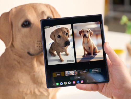 galaxy z fold7 portrait studio pet