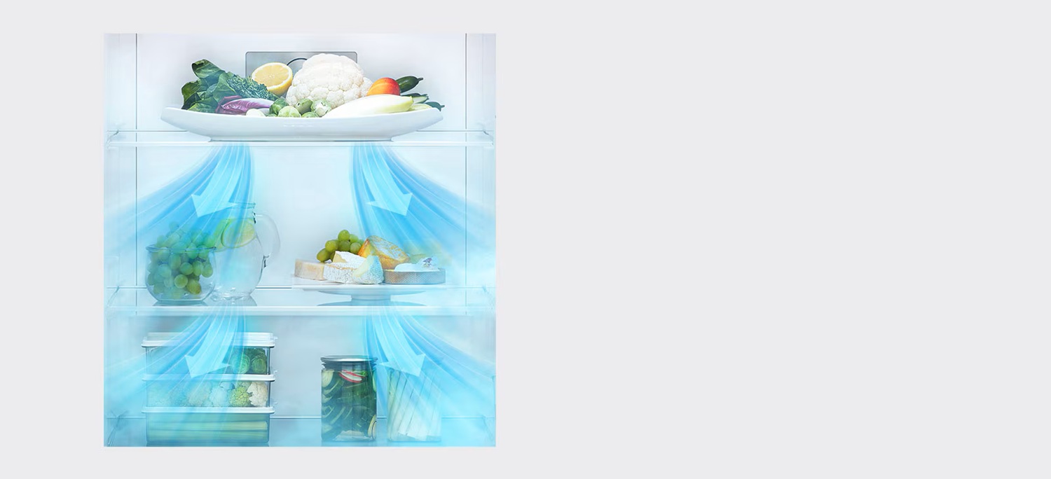 LG-PR-LG: Φρεσκάδα που διαρκεί για φρούτα και λαχανικά με τις κορυφαίες τεχνολογίες ψύξης της LG 3 ref vt6 basic good ps3 03 multi air flow d