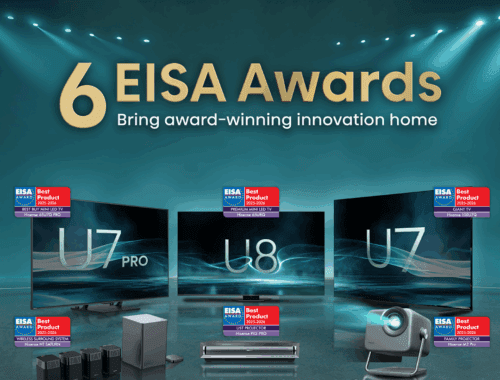 1. Η Hisense σαρώνει ξανά 6 διεθνή βραβεία που αλλάζουν τα δεδομένα της ψυχαγωγίας στο σπίτι