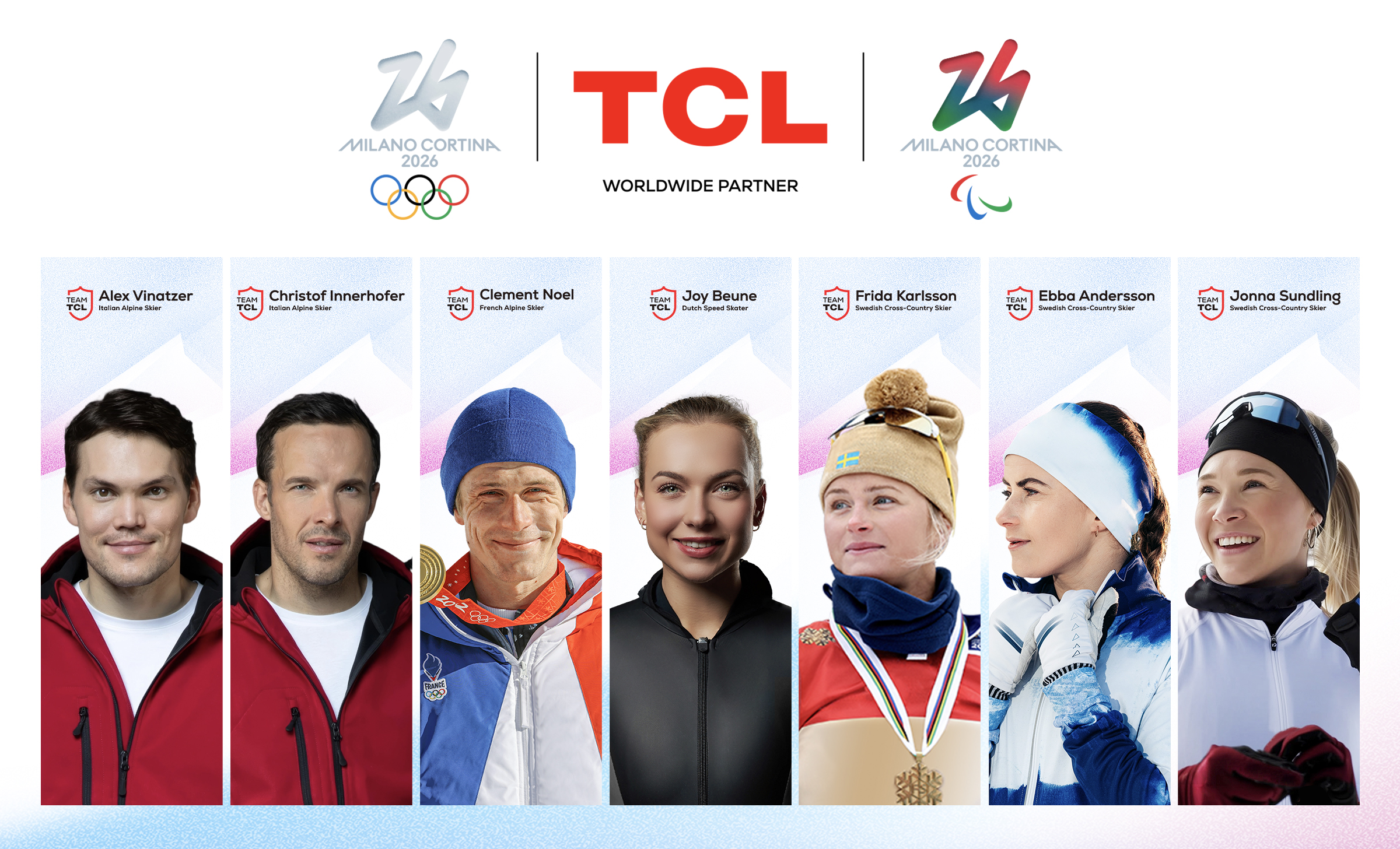 Η TCL Παρουσιάζει την Ομάδα Team TCL EU: Sports Ambassadors για τους Χειμερινούς Ολυμπιακούς Αγώνες Milano Cortina 2026 1 team tcl eu ambassador