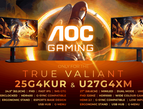 AOC GAMING 25G4KUR U27G4XM 1200x628 EN