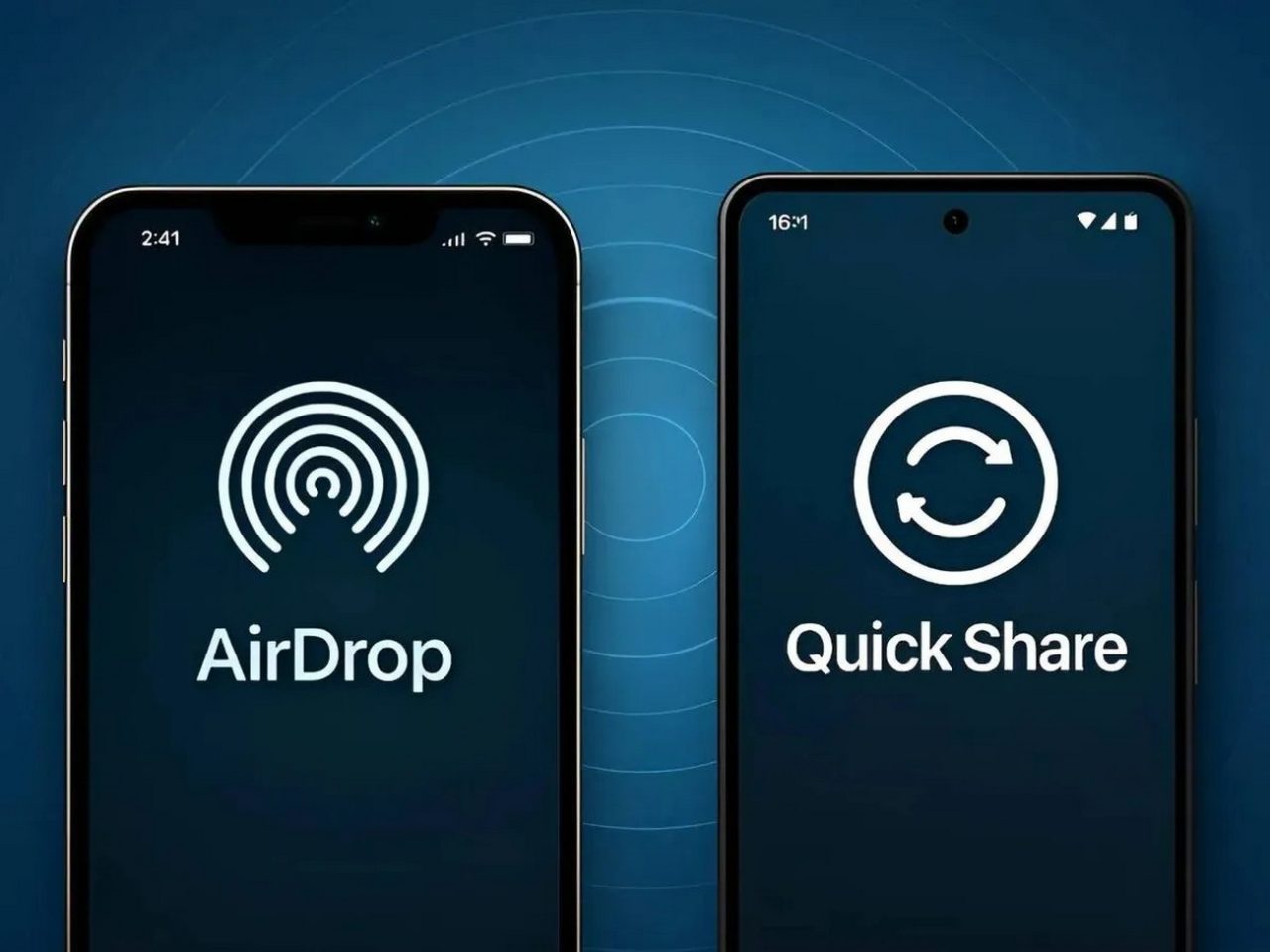 airdrop quick share android apple