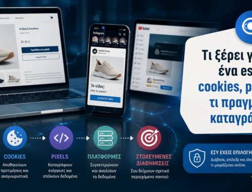 Τι ξέρει για σένα ένα eshop: cookies, pixels και τι πραγματικά καταγράφεται