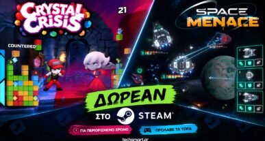 Crystal Crisis και Space Menace δωρεάν στο Steam