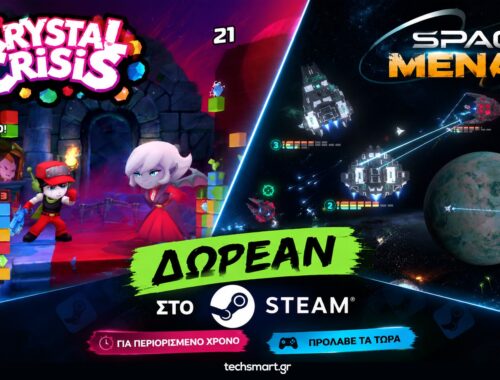 Crystal Crisis και Space Menace δωρεάν στο Steam