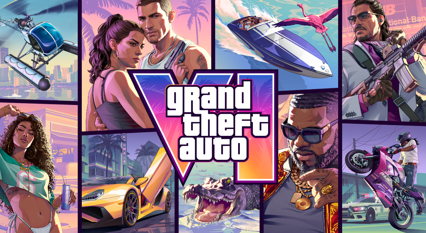 GTA 6: επίσημο artwork της Rockstar Games, κυκλοφορία 19 Νοεμβρίου 2026 σε PS5 και Xbox Series X|S